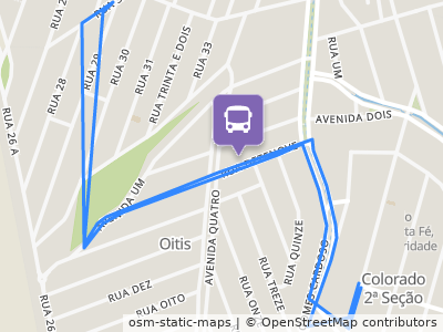 Mapa da parada