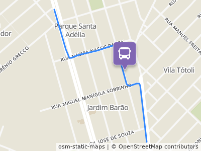 Mapa da parada