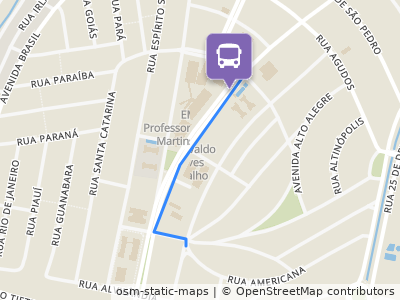 Mapa da parada