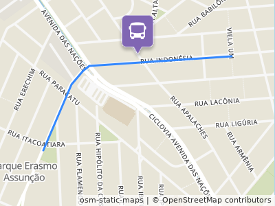Mapa da parada