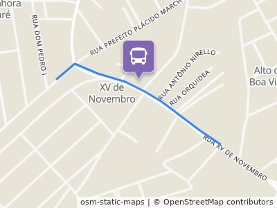 Mapa da parada