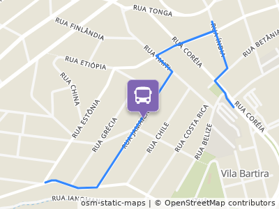 Mapa da parada