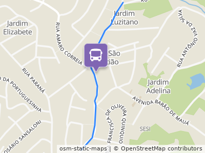 Mapa da parada
