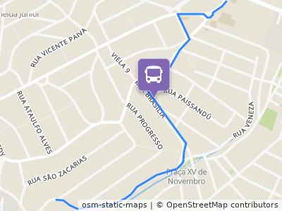 Mapa da parada