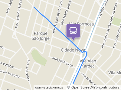 Mapa da parada