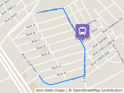Mapa da parada