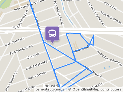 Mapa da parada