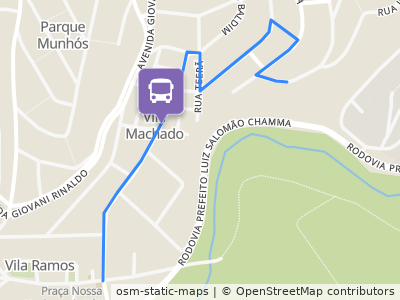 Mapa da parada