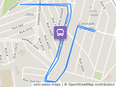 Mapa da parada