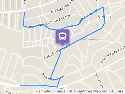 Mapa da parada