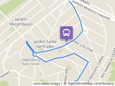 Mapa da parada