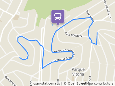 Mapa da parada
