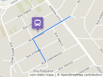 Mapa da parada