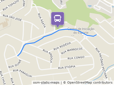 Mapa da parada
