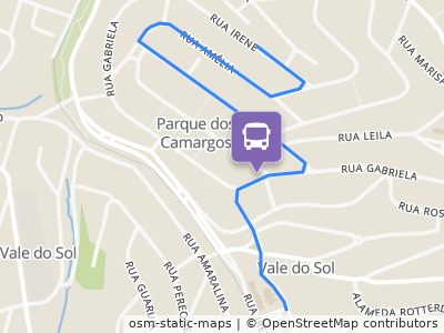 Mapa da parada