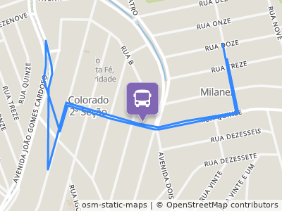 Mapa da parada