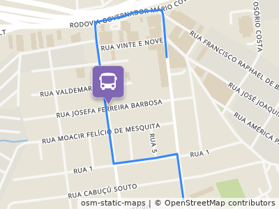 Mapa da parada