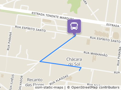 Mapa da parada