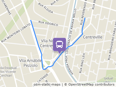 Mapa da parada