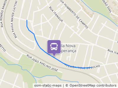 Mapa da parada
