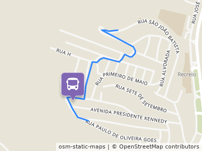Mapa da parada