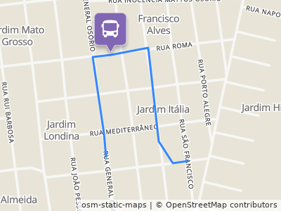 Mapa da parada