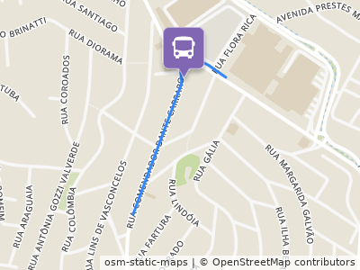 Mapa da parada