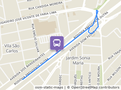 Mapa da parada