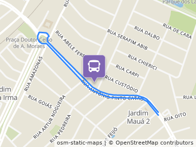 Mapa da parada