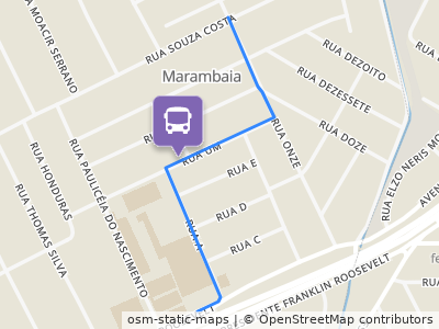 Mapa da parada