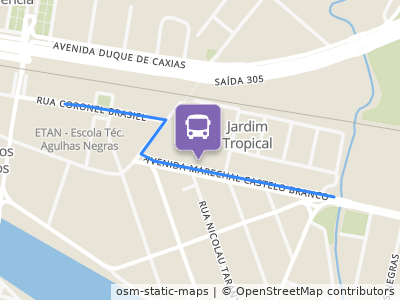 Mapa da parada