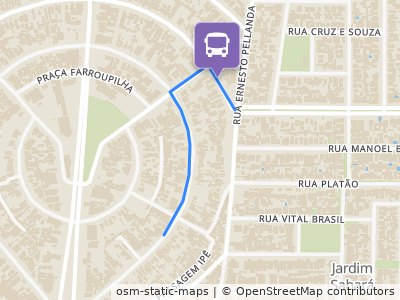 Mapa da parada