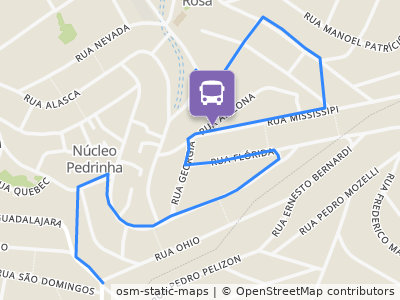 Mapa da parada