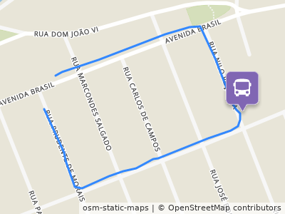 Mapa da parada