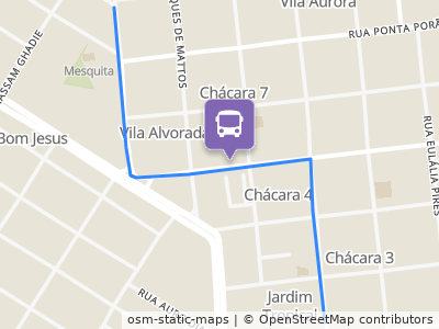Mapa da parada