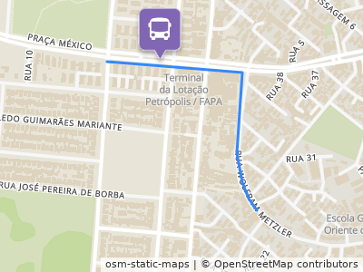 Mapa da parada