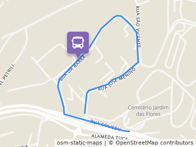 Mapa da parada