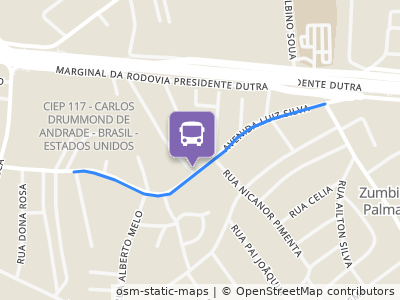 Mapa da parada