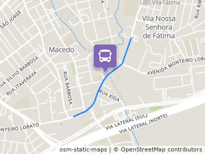 Mapa da parada