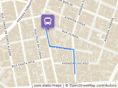 Mapa da parada