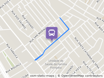 Mapa da parada
