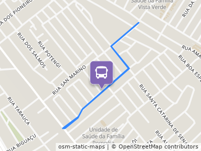 Mapa da parada