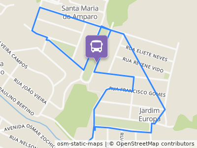 Mapa da parada