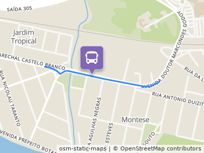 Mapa da parada