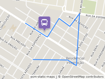 Mapa da parada
