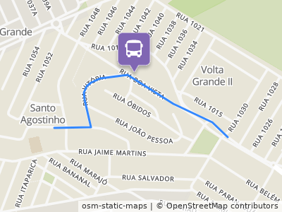 Mapa da parada