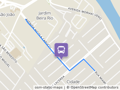 Mapa da parada