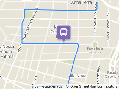 Mapa da parada