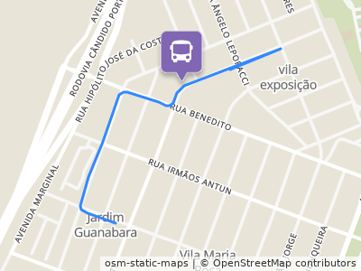 Mapa da parada