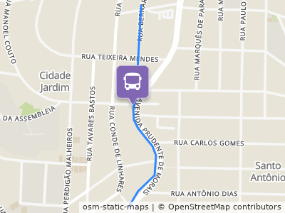 Mapa da parada